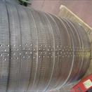 Anelli in bronzo con giunzione bullonata