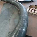 Tubo d.e. 406,4 sp.8 curvato